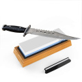 Freezing point knife blade sharpening stone